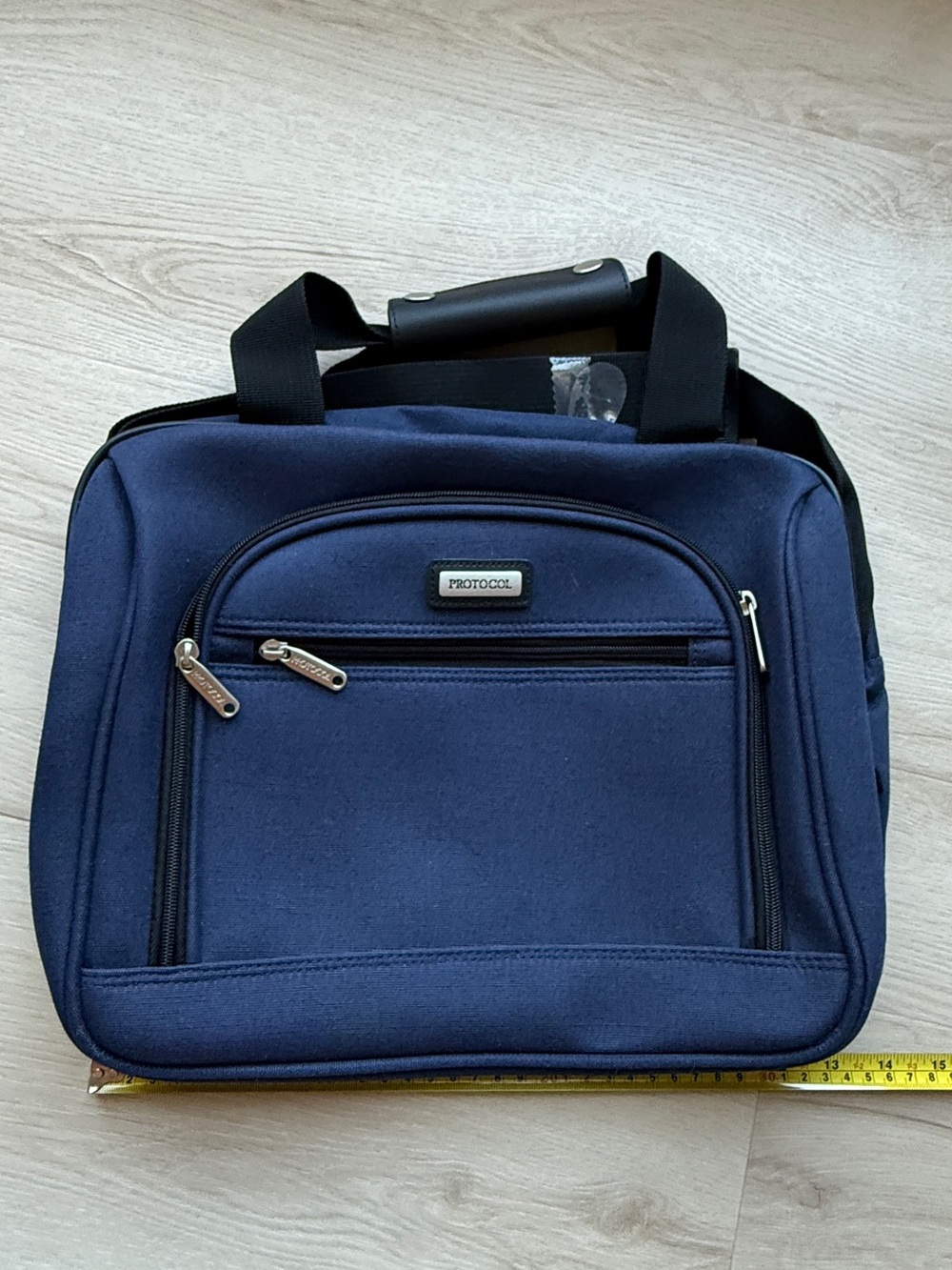 Protocol Navy Men's Travel Bag with Black Strap